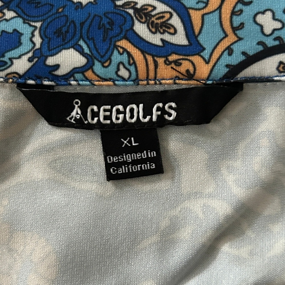 ACEGOLFS Women's Dark Blue Pretty Feminine Pullover UPF50+ - Size XL - Picture 8 of 9